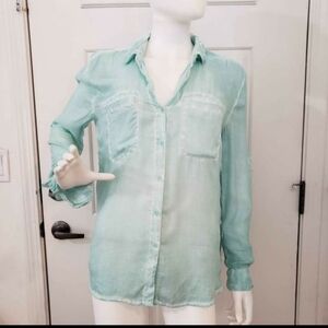 Beach Lunch Lounge Top sheer size Small